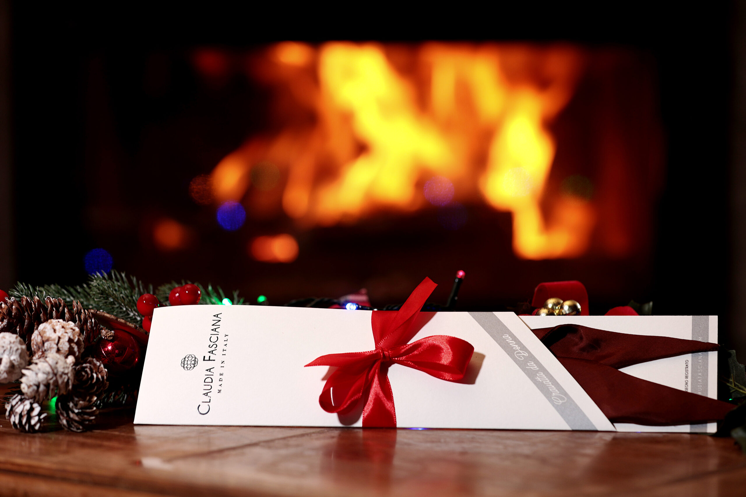 Cravatta da donna - Geographic bronze - immagine 6